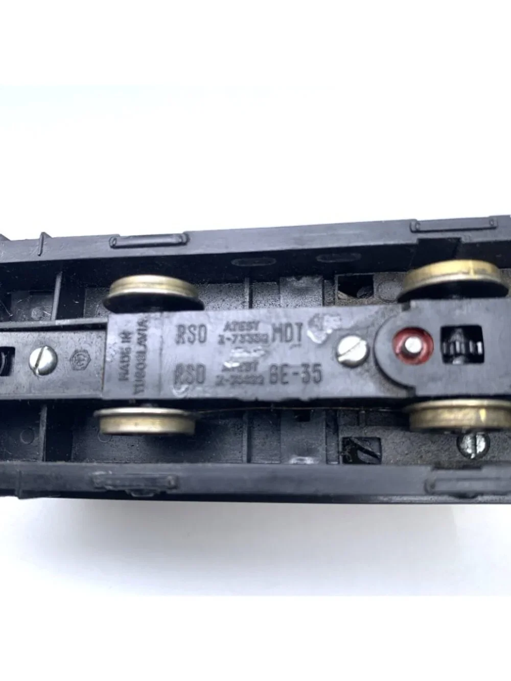 Plymouth HO Scale 0-4-0 Diesel Switcher Santa Fe ATSF 6670 Yugoslavia Vintage
